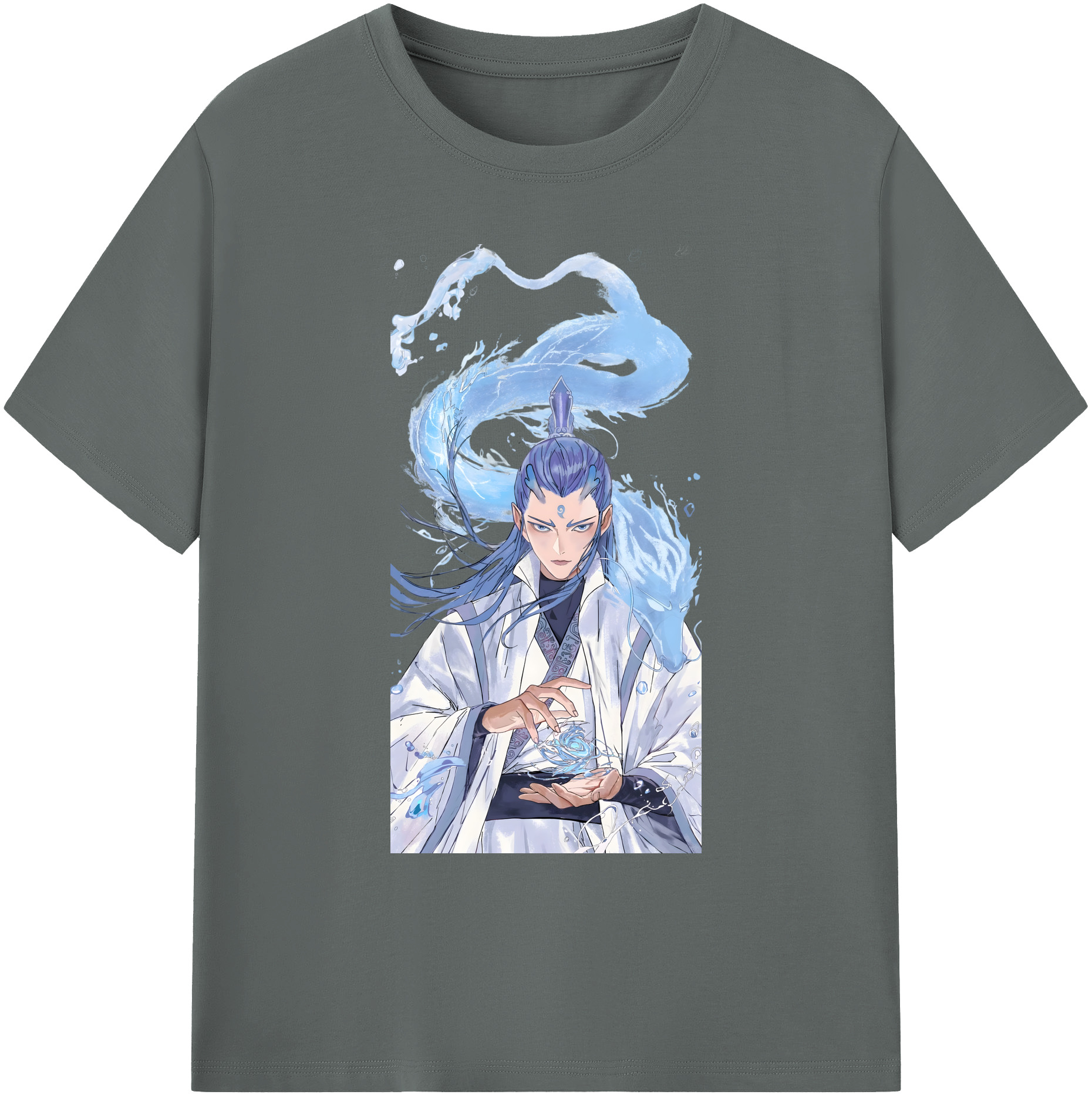 （画像用） Ne Zha 2 ナタ 魔童の大暴れ 綿100％ メンズ半袖Tシャツ｜肌触りやわらか＆通気性
